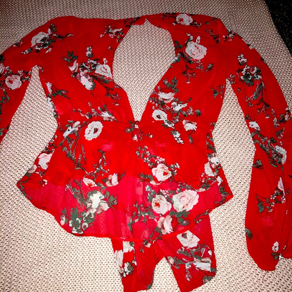 Flowery Blouse
